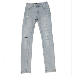 Manley Style Jeans Skinny Fit Light Wash Size 28 Womens